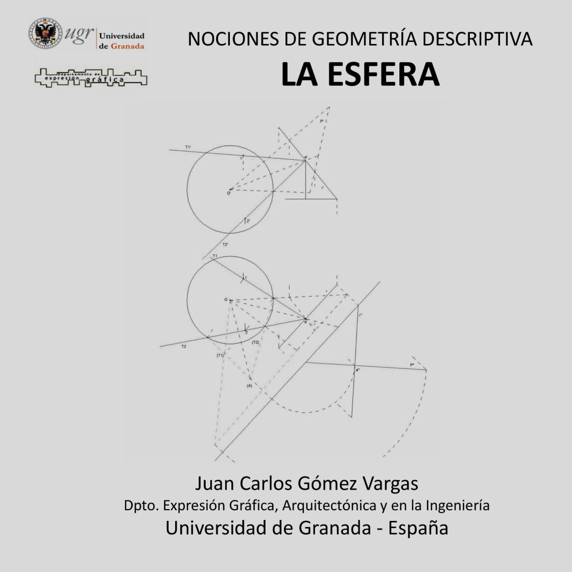Juan Carlos Gómez Vargas - Nociones de Geometría Descriptiva. La Esfera