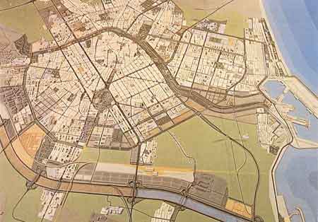 1988-Maqueta-del-Plan-General-de-Valencia-de-1988
