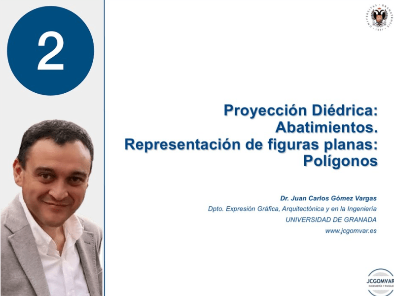 Vídeo | Proyección Diédrica. Abatimiento de figuras planas.&nbsp;Polígonos.